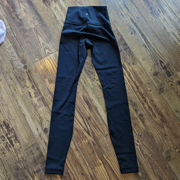 Lululemon Athletica Black Leggings High-Waisted Performance - Picture 2 of 2